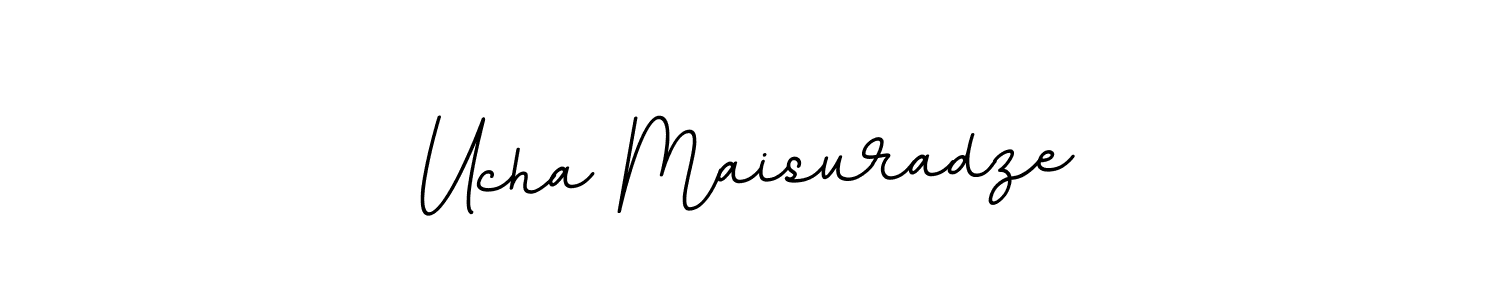 You should practise on your own different ways (BallpointsItalic-DORy9) to write your name (Ucha Maisuradze) in signature. don't let someone else do it for you. Ucha Maisuradze signature style 11 images and pictures png