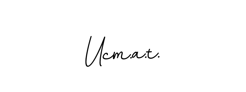 How to make Ucm.a.t. name signature. Use BallpointsItalic-DORy9 style for creating short signs online. This is the latest handwritten sign. Ucm.a.t. signature style 11 images and pictures png