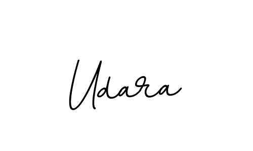 Make a beautiful signature design for name Udara. With this signature (BallpointsItalic-DORy9) style, you can create a handwritten signature for free. Udara signature style 11 images and pictures png
