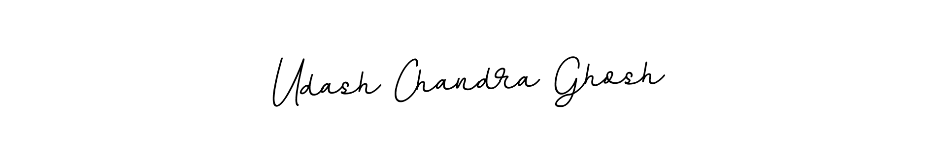 How to make Udash Chandra Ghosh name signature. Use BallpointsItalic-DORy9 style for creating short signs online. This is the latest handwritten sign. Udash Chandra Ghosh signature style 11 images and pictures png
