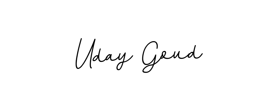 Uday Goud stylish signature style. Best Handwritten Sign (BallpointsItalic-DORy9) for my name. Handwritten Signature Collection Ideas for my name Uday Goud. Uday Goud signature style 11 images and pictures png