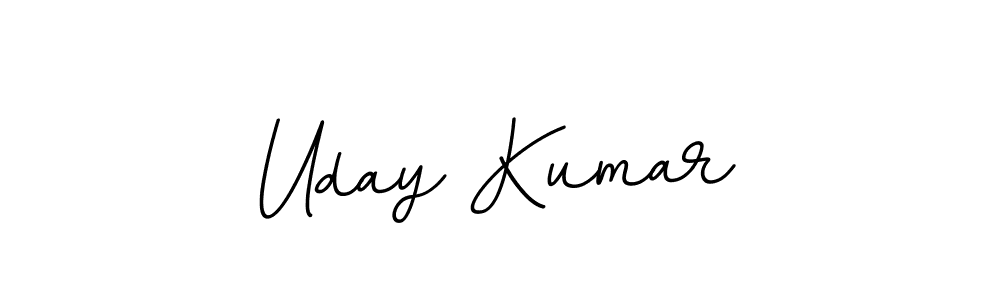 Make a beautiful signature design for name Uday Kumar. With this signature (BallpointsItalic-DORy9) style, you can create a handwritten signature for free. Uday Kumar signature style 11 images and pictures png