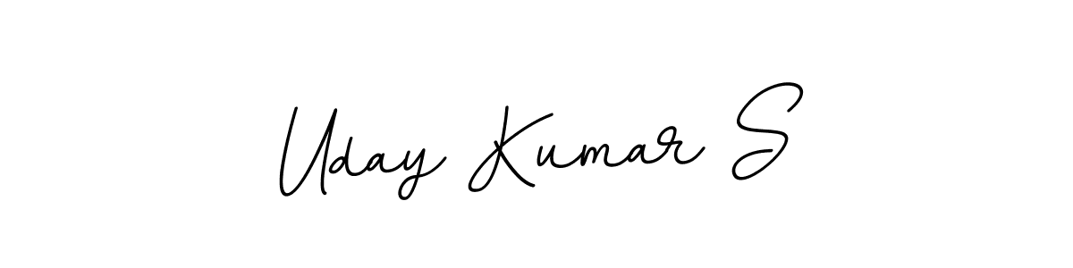 This is the best signature style for the Uday Kumar S name. Also you like these signature font (BallpointsItalic-DORy9). Mix name signature. Uday Kumar S signature style 11 images and pictures png