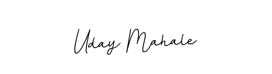 Uday Mahale stylish signature style. Best Handwritten Sign (BallpointsItalic-DORy9) for my name. Handwritten Signature Collection Ideas for my name Uday Mahale. Uday Mahale signature style 11 images and pictures png