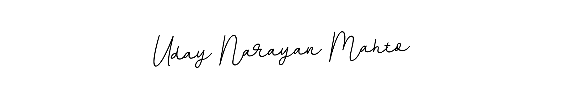 Uday Narayan Mahto stylish signature style. Best Handwritten Sign (BallpointsItalic-DORy9) for my name. Handwritten Signature Collection Ideas for my name Uday Narayan Mahto. Uday Narayan Mahto signature style 11 images and pictures png