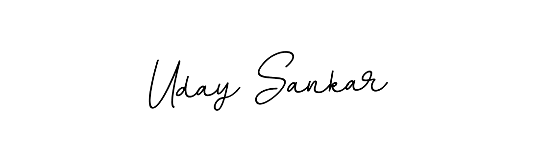 Uday Sankar stylish signature style. Best Handwritten Sign (BallpointsItalic-DORy9) for my name. Handwritten Signature Collection Ideas for my name Uday Sankar. Uday Sankar signature style 11 images and pictures png