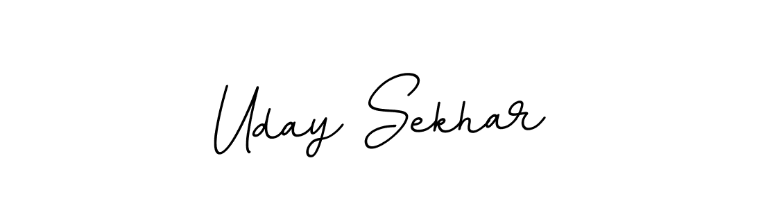 Uday Sekhar stylish signature style. Best Handwritten Sign (BallpointsItalic-DORy9) for my name. Handwritten Signature Collection Ideas for my name Uday Sekhar. Uday Sekhar signature style 11 images and pictures png