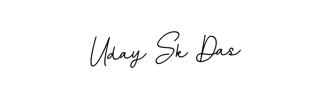 Make a beautiful signature design for name Uday Sk Das. With this signature (BallpointsItalic-DORy9) style, you can create a handwritten signature for free. Uday Sk Das signature style 11 images and pictures png
