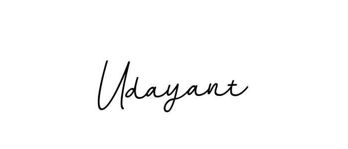 Make a beautiful signature design for name Udayant. With this signature (BallpointsItalic-DORy9) style, you can create a handwritten signature for free. Udayant signature style 11 images and pictures png