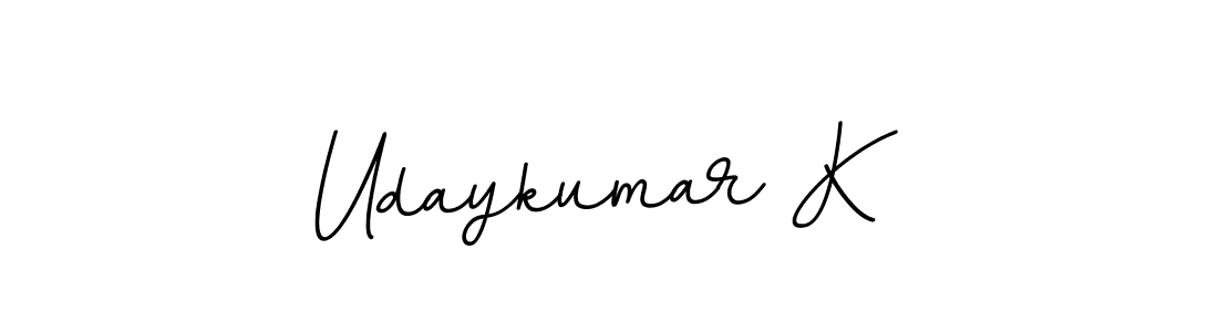 Udaykumar K stylish signature style. Best Handwritten Sign (BallpointsItalic-DORy9) for my name. Handwritten Signature Collection Ideas for my name Udaykumar K. Udaykumar K signature style 11 images and pictures png