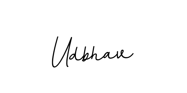 How to make Udbhav name signature. Use BallpointsItalic-DORy9 style for creating short signs online. This is the latest handwritten sign. Udbhav signature style 11 images and pictures png