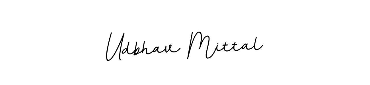 Make a beautiful signature design for name Udbhav Mittal. With this signature (BallpointsItalic-DORy9) style, you can create a handwritten signature for free. Udbhav Mittal signature style 11 images and pictures png