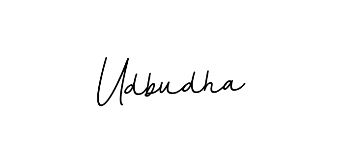 Make a beautiful signature design for name Udbudha. With this signature (BallpointsItalic-DORy9) style, you can create a handwritten signature for free. Udbudha signature style 11 images and pictures png