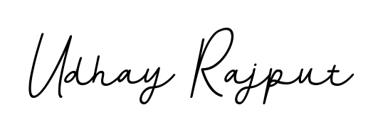 You should practise on your own different ways (BallpointsItalic-DORy9) to write your name (Udhay Rajput) in signature. Don't let someone else do it for you. Udhay Rajput signature style 11 images and pictures png