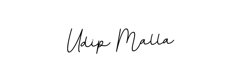 The best way (BallpointsItalic-DORy9) to make a short signature is to pick only two or three words in your name. The name Udip Malla include a total of six letters. For converting this name. Udip Malla signature style 11 images and pictures png