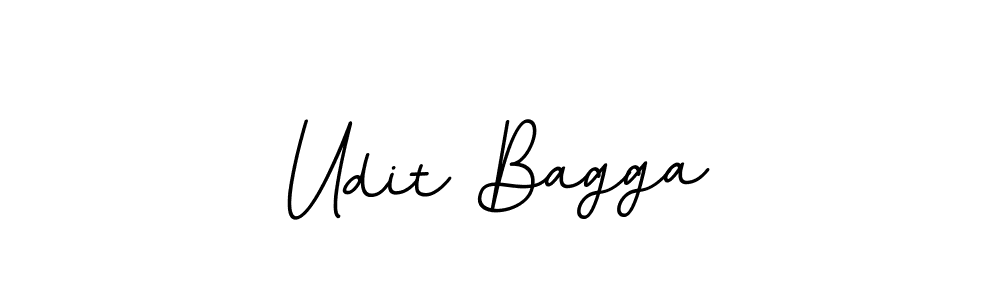 Make a beautiful signature design for name Udit Bagga. With this signature (BallpointsItalic-DORy9) style, you can create a handwritten signature for free. Udit Bagga signature style 11 images and pictures png