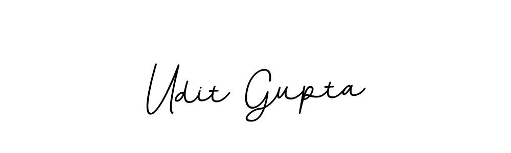 Make a beautiful signature design for name Udit Gupta. With this signature (BallpointsItalic-DORy9) style, you can create a handwritten signature for free. Udit Gupta signature style 11 images and pictures png