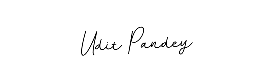 Use a signature maker to create a handwritten signature online. With this signature software, you can design (BallpointsItalic-DORy9) your own signature for name Udit Pandey. Udit Pandey signature style 11 images and pictures png