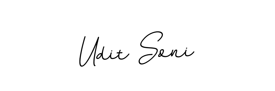 Design your own signature with our free online signature maker. With this signature software, you can create a handwritten (BallpointsItalic-DORy9) signature for name Udit Soni. Udit Soni signature style 11 images and pictures png