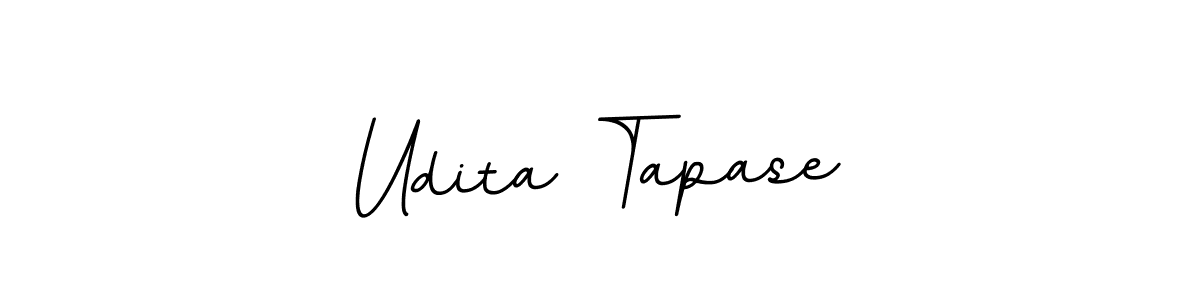 BallpointsItalic-DORy9 is a professional signature style that is perfect for those who want to add a touch of class to their signature. It is also a great choice for those who want to make their signature more unique. Get Udita Tapase name to fancy signature for free. Udita Tapase signature style 11 images and pictures png