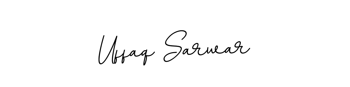 You should practise on your own different ways (BallpointsItalic-DORy9) to write your name (Uffaq Sarwar) in signature. don't let someone else do it for you. Uffaq Sarwar signature style 11 images and pictures png