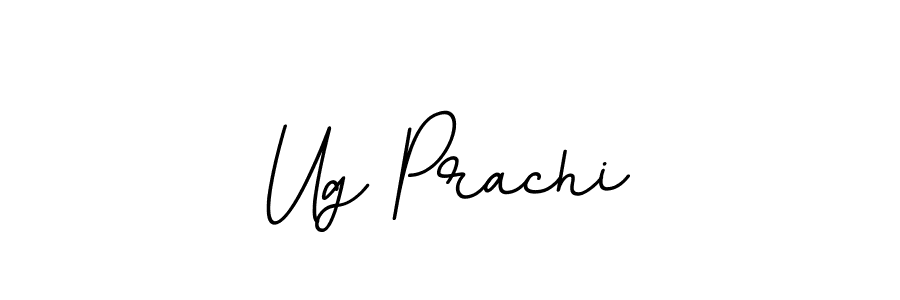 Create a beautiful signature design for name Ug Prachi. With this signature (BallpointsItalic-DORy9) fonts, you can make a handwritten signature for free. Ug Prachi signature style 11 images and pictures png