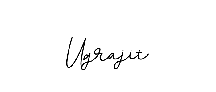 How to make Ugrajit signature? BallpointsItalic-DORy9 is a professional autograph style. Create handwritten signature for Ugrajit name. Ugrajit signature style 11 images and pictures png