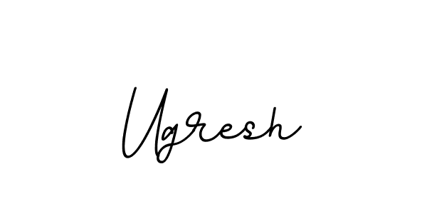 Ugresh stylish signature style. Best Handwritten Sign (BallpointsItalic-DORy9) for my name. Handwritten Signature Collection Ideas for my name Ugresh. Ugresh signature style 11 images and pictures png