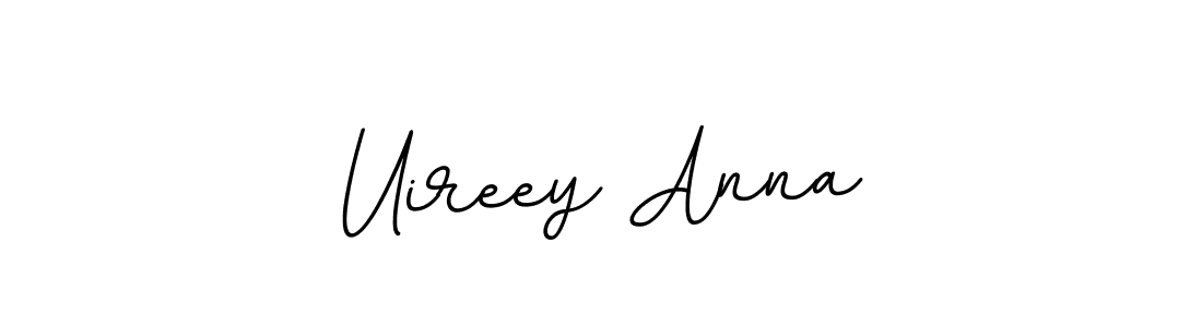 You should practise on your own different ways (BallpointsItalic-DORy9) to write your name (Uireey Anna) in signature. don't let someone else do it for you. Uireey Anna signature style 11 images and pictures png