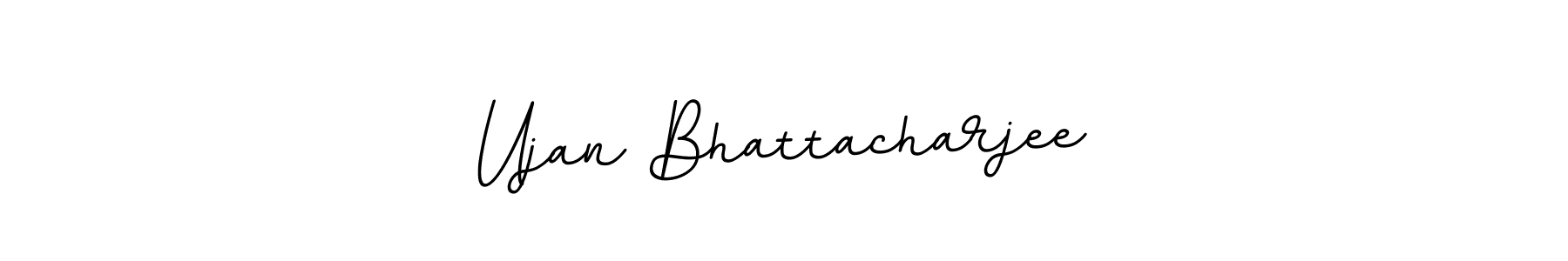 Make a beautiful signature design for name Ujan Bhattacharjee. With this signature (BallpointsItalic-DORy9) style, you can create a handwritten signature for free. Ujan Bhattacharjee signature style 11 images and pictures png