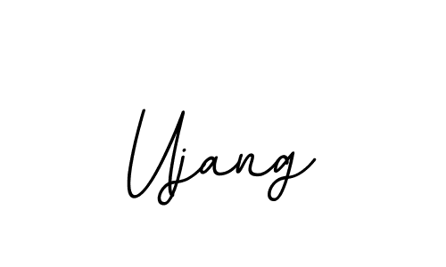 You should practise on your own different ways (BallpointsItalic-DORy9) to write your name (Ujang) in signature. don't let someone else do it for you. Ujang signature style 11 images and pictures png