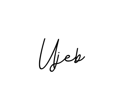 How to make Ujeb name signature. Use BallpointsItalic-DORy9 style for creating short signs online. This is the latest handwritten sign. Ujeb signature style 11 images and pictures png