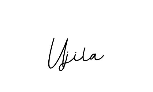 How to make Ujila signature? BallpointsItalic-DORy9 is a professional autograph style. Create handwritten signature for Ujila name. Ujila signature style 11 images and pictures png