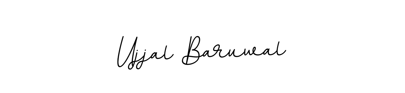 Make a beautiful signature design for name Ujjal Baruwal. With this signature (BallpointsItalic-DORy9) style, you can create a handwritten signature for free. Ujjal Baruwal signature style 11 images and pictures png