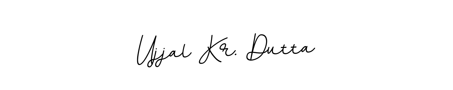 Make a beautiful signature design for name Ujjal Kr. Dutta. With this signature (BallpointsItalic-DORy9) style, you can create a handwritten signature for free. Ujjal Kr. Dutta signature style 11 images and pictures png