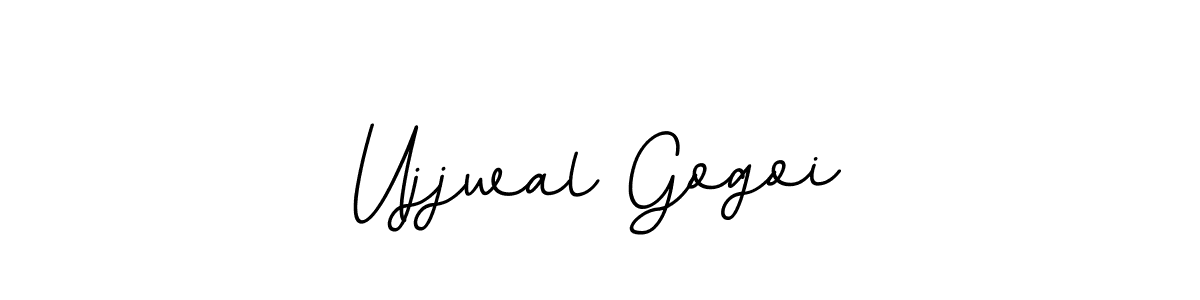 You should practise on your own different ways (BallpointsItalic-DORy9) to write your name (Ujjwal Gogoi) in signature. don't let someone else do it for you. Ujjwal Gogoi signature style 11 images and pictures png