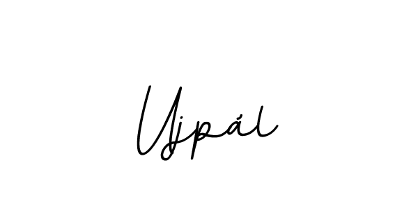 You should practise on your own different ways (BallpointsItalic-DORy9) to write your name (Ujpál) in signature. don't let someone else do it for you. Ujpál signature style 11 images and pictures png