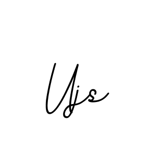 Create a beautiful signature design for name Ujs. With this signature (BallpointsItalic-DORy9) fonts, you can make a handwritten signature for free. Ujs signature style 11 images and pictures png