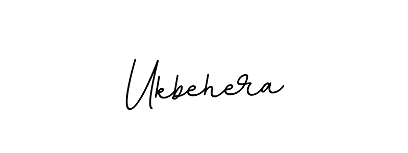 Make a beautiful signature design for name Ukbehera. With this signature (BallpointsItalic-DORy9) style, you can create a handwritten signature for free. Ukbehera signature style 11 images and pictures png