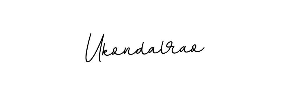 Ukondalrao stylish signature style. Best Handwritten Sign (BallpointsItalic-DORy9) for my name. Handwritten Signature Collection Ideas for my name Ukondalrao. Ukondalrao signature style 11 images and pictures png