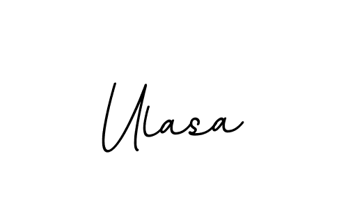 How to make Ulasa name signature. Use BallpointsItalic-DORy9 style for creating short signs online. This is the latest handwritten sign. Ulasa signature style 11 images and pictures png