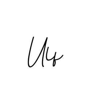 Make a beautiful signature design for name Ulf. With this signature (BallpointsItalic-DORy9) style, you can create a handwritten signature for free. Ulf signature style 11 images and pictures png