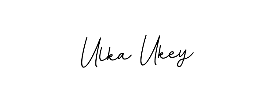 Ulka Ukey stylish signature style. Best Handwritten Sign (BallpointsItalic-DORy9) for my name. Handwritten Signature Collection Ideas for my name Ulka Ukey. Ulka Ukey signature style 11 images and pictures png