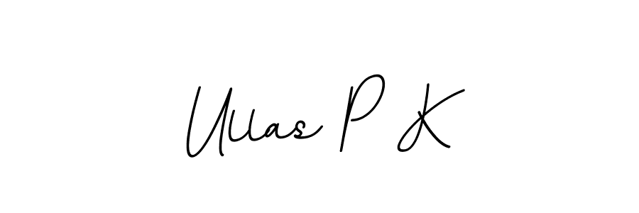 How to Draw Ullas P K signature style? BallpointsItalic-DORy9 is a latest design signature styles for name Ullas P K. Ullas P K signature style 11 images and pictures png