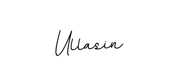 Make a beautiful signature design for name Ullasin. With this signature (BallpointsItalic-DORy9) style, you can create a handwritten signature for free. Ullasin signature style 11 images and pictures png