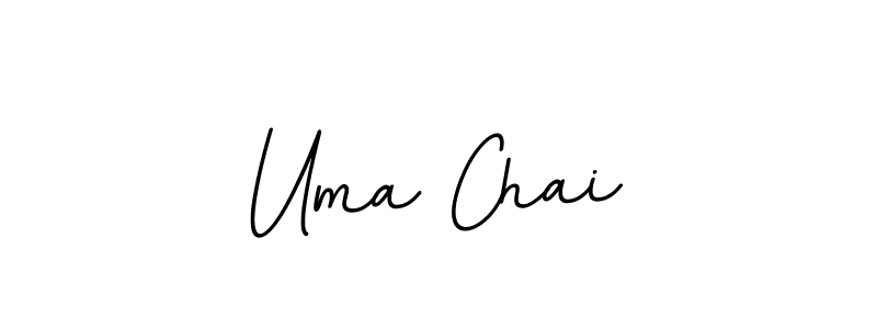 Design your own signature with our free online signature maker. With this signature software, you can create a handwritten (BallpointsItalic-DORy9) signature for name Uma Chai. Uma Chai signature style 11 images and pictures png