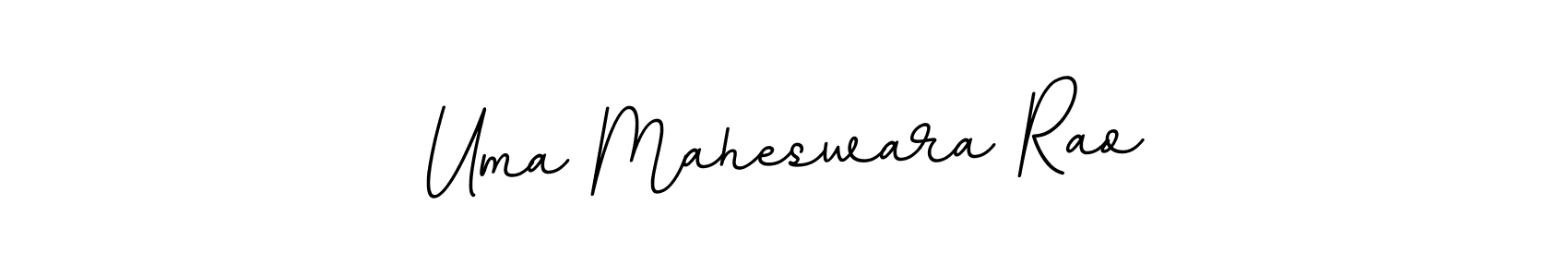 Create a beautiful signature design for name Uma Maheswara Rao. With this signature (BallpointsItalic-DORy9) fonts, you can make a handwritten signature for free. Uma Maheswara Rao signature style 11 images and pictures png