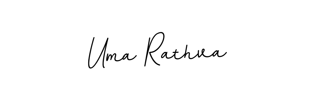 BallpointsItalic-DORy9 is a professional signature style that is perfect for those who want to add a touch of class to their signature. It is also a great choice for those who want to make their signature more unique. Get Uma Rathva name to fancy signature for free. Uma Rathva signature style 11 images and pictures png