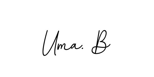 Make a beautiful signature design for name Uma. B. Use this online signature maker to create a handwritten signature for free. Uma. B signature style 11 images and pictures png