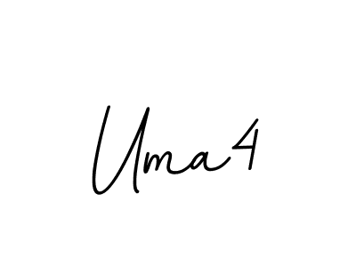 Also You can easily find your signature by using the search form. We will create Uma4 name handwritten signature images for you free of cost using BallpointsItalic-DORy9 sign style. Uma4 signature style 11 images and pictures png